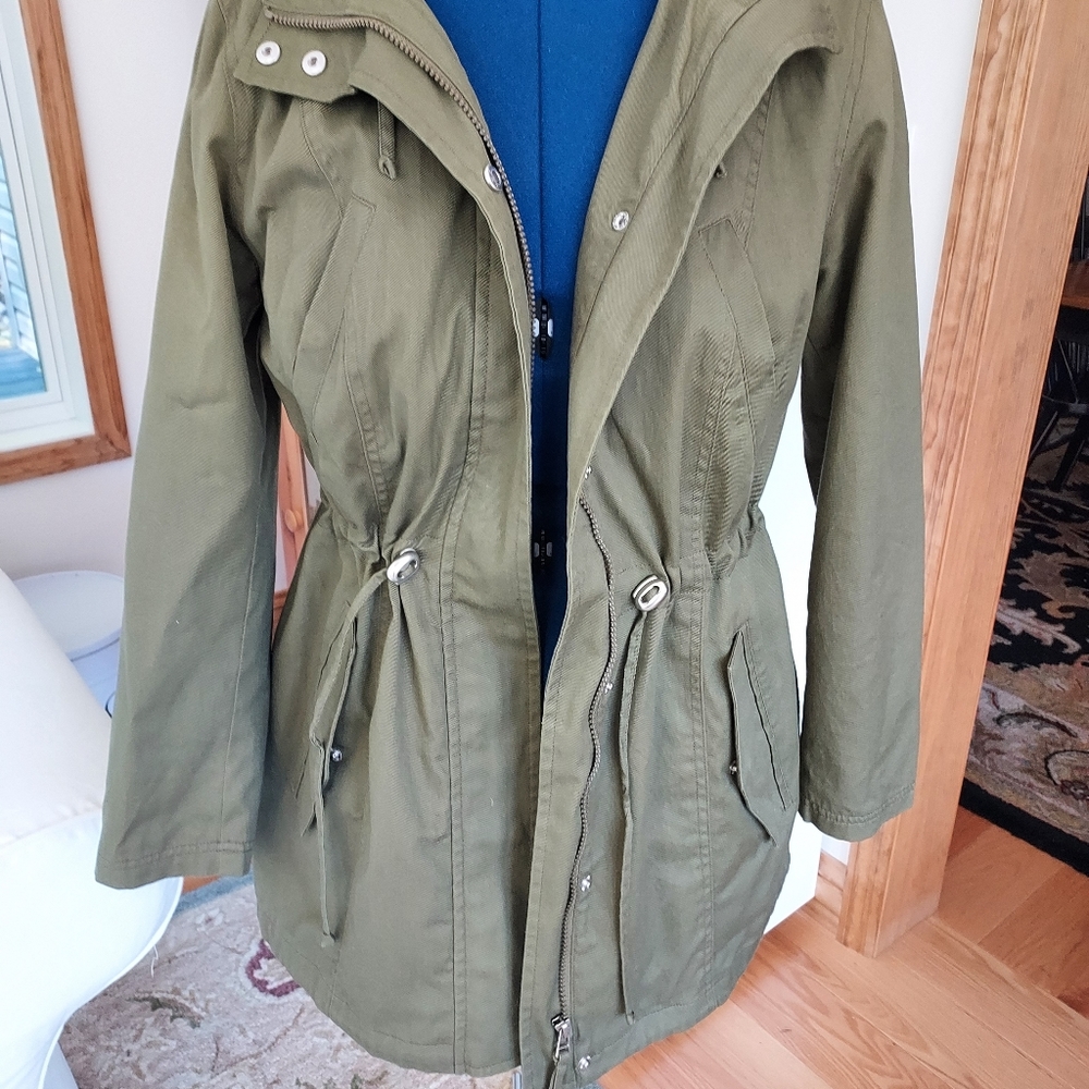 Army green fall jacket